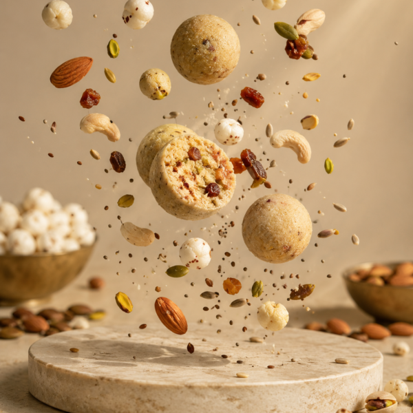 Protein Makhana Dry Fruit Ladoo